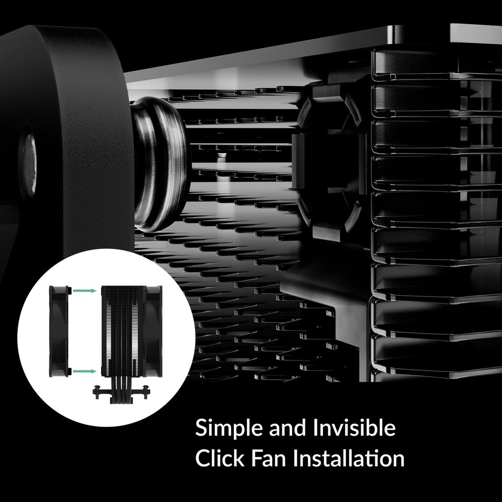 ARCTIC Freezer 36 A-RGB - Single Tower CPU Cooler with Push-Pull, Two Pressure-Optimized 120mm P-Fans, ARGB Lighting, Fluid Dynamic Bearing,
