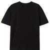 Men's Summer Letter Interest Printed Retro Casual Cotton Men T-Shirt Fashion Round Neck Couple Short Sleeve Casual T-shirt