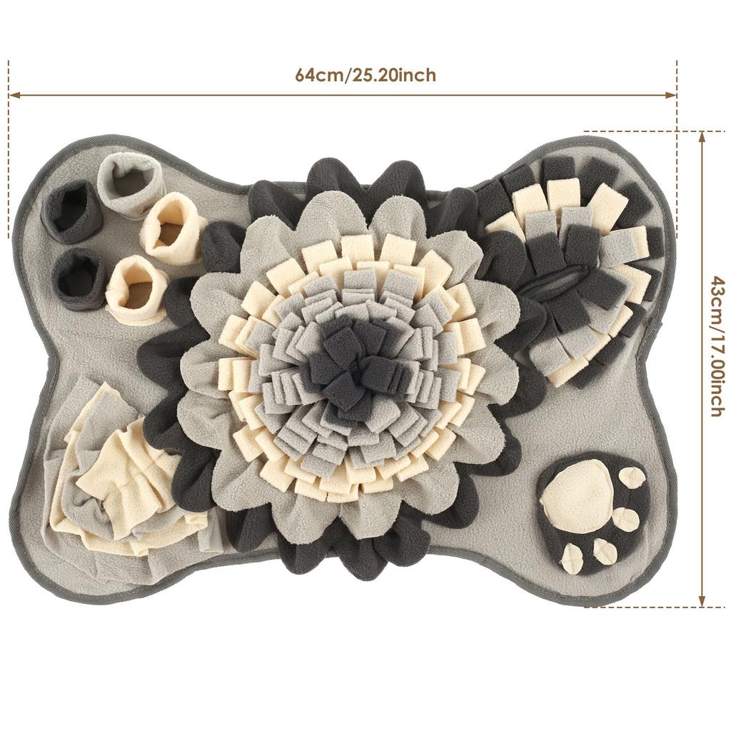 Mata węchowa dla psa Zabawki dla zwierząt Interaktywny Trening Węszenie Naturalna Mata do karmienia Piszczek Smakołyki dla psa Ulgę w stresie Zabawki węchowe