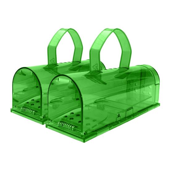 Mouse Trap Waterproof Smooth Edge High Sensitivity Transparent Simple Operation Mice Control Effective Rat Mice Hamster Catcher Cage with Handle