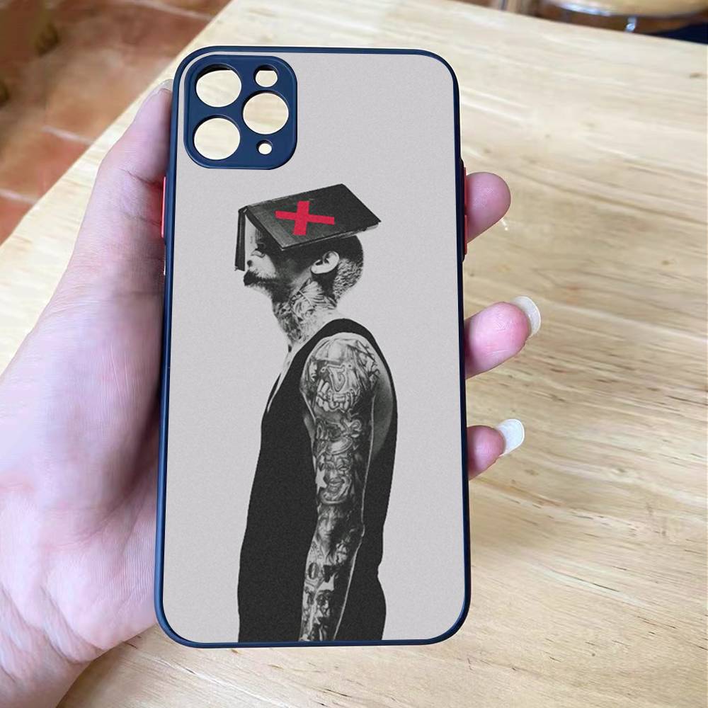C-Chris Brown 11 Mattes Cover Handyhülle Für iPhone 16 15 14 11 12 13 Mini Pro Max X XR XS stoßfest