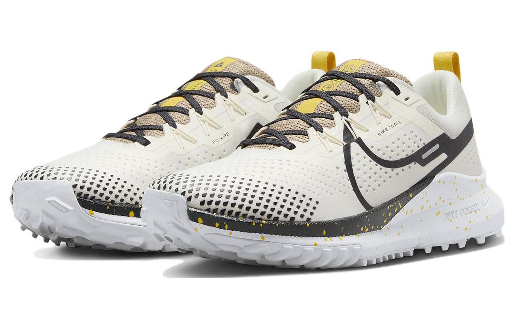 Nike React Pegasus Trail 4 Blada Kość Słoniowa Czarny Żółty DJ6158-100