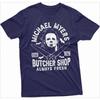 Michael Myers Horror Movie Shirt Butcher Shop Always Fresh Shirt Classic Scary Role Tee Men Summer Crewneck Cotton Short Sleeve