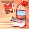 3D Opvouwbare Vouwboek Sleutelhanger Compact Lichtgewicht Angst Stressverlichting Sleutelhanger Kerstcadeau