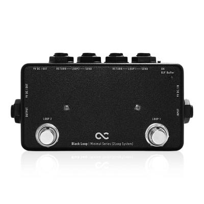 One Control Minimal Series Black Loop with BJF Buffer 2 Loop Switcher /