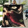 The Vampire Diaries Damon Salvatore Decken warme Flanelldecken Picknickdecke Heimreise Decke Bettwäsche Geburtstagsgeschenk