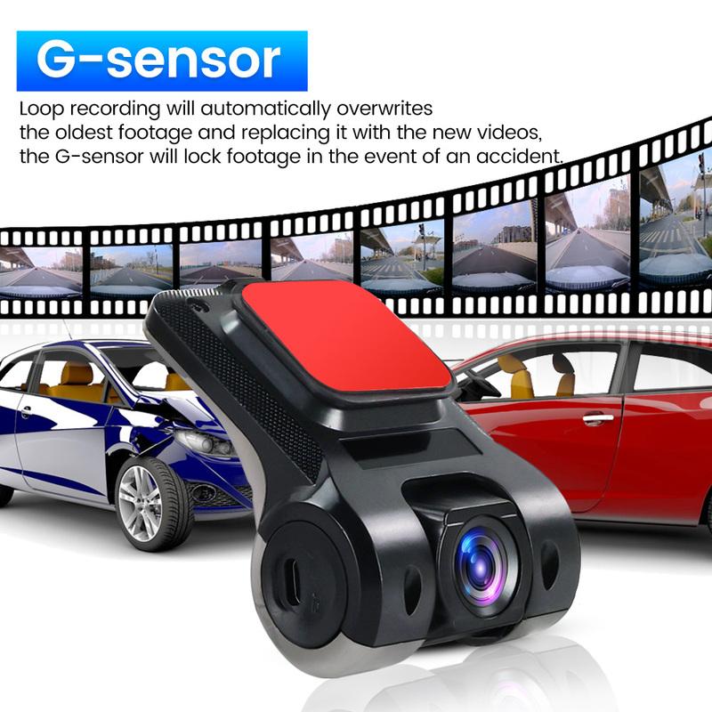Automobilinis Android navigatorius USB HD 720P 170° DVR vaizdo registratorius Medija Komplekte yra ADAS vairavimo pagalbos funkcija Įrašymo įrenginys Naktinis