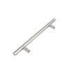 10pcs Cabinet Handles Round Hollow Tube T Bar Stainless Steel Cabinet Pulls for Drawer Door Wardrobe Furniture