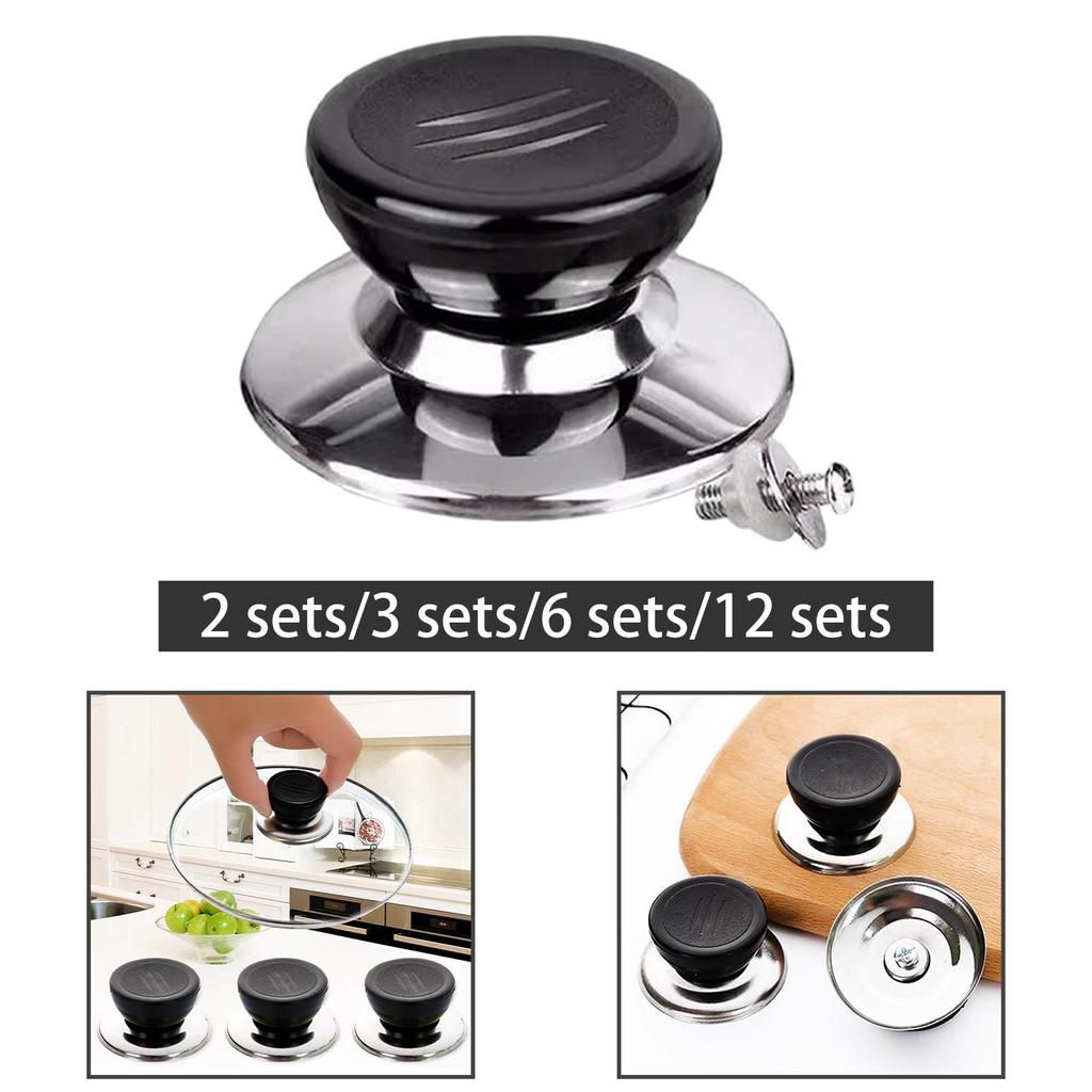 Cookware Lid Knob Handle Cap 3cm Tall Spare Parts Replacement Heat Resistant for