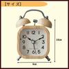 Ideamall Alarm Clock, Table Clock, Alarm Clock, Nordic Style, Table Clock, Antique, Analog Clock, Wood Grain