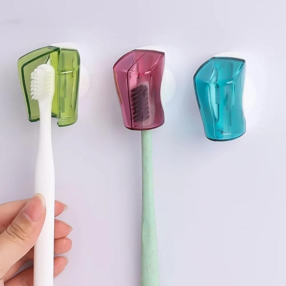 3PCS Portable Toothbrush Head Covers Dust-proof Toothbrush Cover Compact Toothbrush Protector Home
