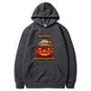 Halloween Autumn Winter Happy Halloween Printed Hoodie Men's Fashion Warm Sweatshirt Casual Street Wear Warm Hoodie