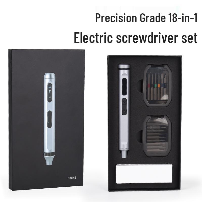 Rechargeable Electric Precision Screwdriver: 50-in-1, Silent, Long Battery Life, Portable Tool