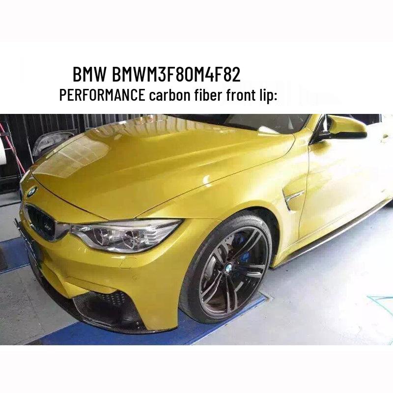 3D Performance Carbon Fiber Front Lip for BMW F80 M3/F82 M4