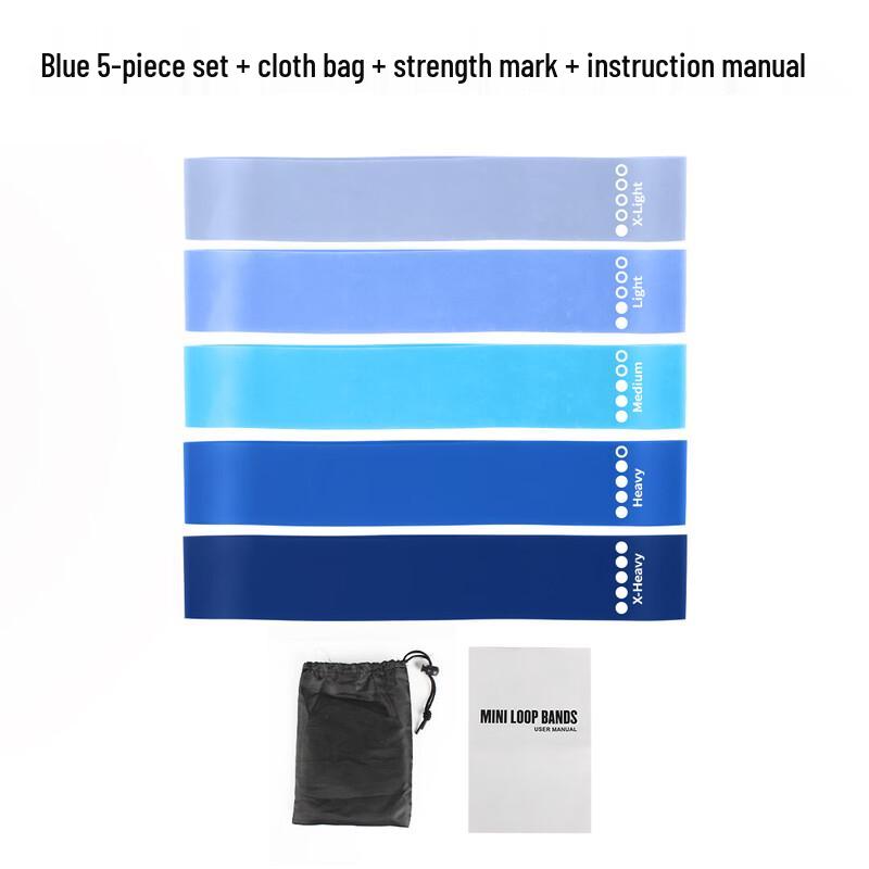 TPE Yoga Resistance Loop Band Set