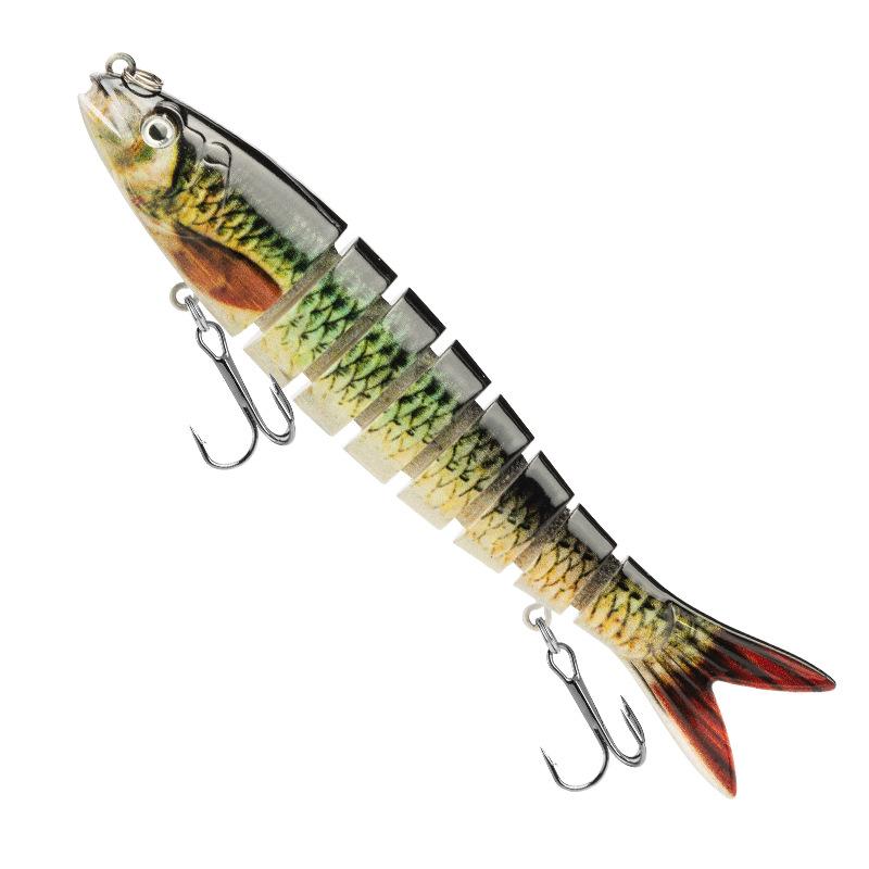 3pcs In One Pack 8-Segments Fishing Lure Bionic Fake Bait Set Long Casting Slow Sinking 13.5cm 20g Realistic Hard Bait