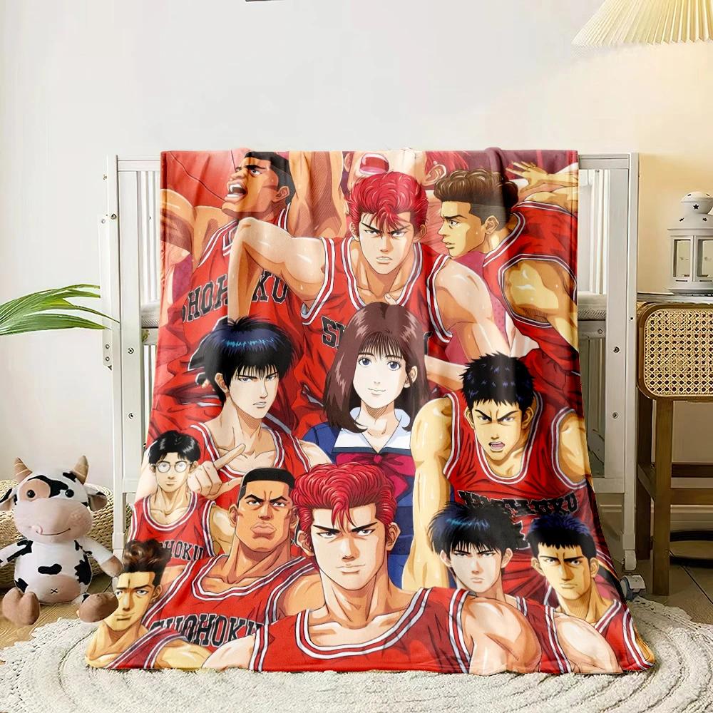 SLAM DUNK HD Print Blanket.Exquisite,Comfortable and soft,Nap,travel,work,living Room,bedroom,Chair,sofa,Picnics,Blankets,Gift