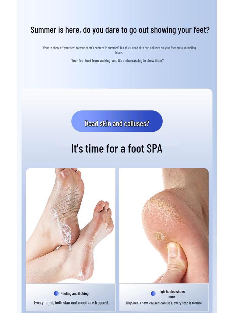 High-Efficiency Electric Foot Grinder: Fully Automatic Dead Skin Remover & Heel Exfoliator