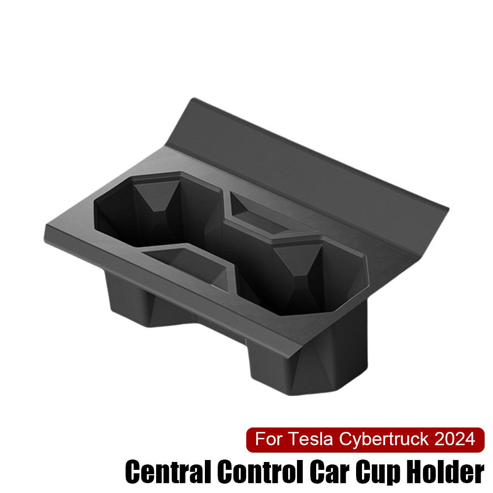 Central Control Water Cup Holder For Tesla Cybertruck 2024 Silicone Water Cup Limiter Drink Holder Pickup Truck Car Accessories