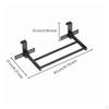 Balcony Clothesline Rack NoInstallation with Hanging Rods SpaceSaving Railing