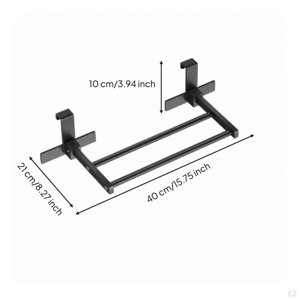 Balcony Clothesline Rack NoInstallation with Hanging Rods SpaceSaving Railing