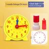 Montessori Math Clock for Kids: Time Recognition Teaching Aids for First Grade Learning