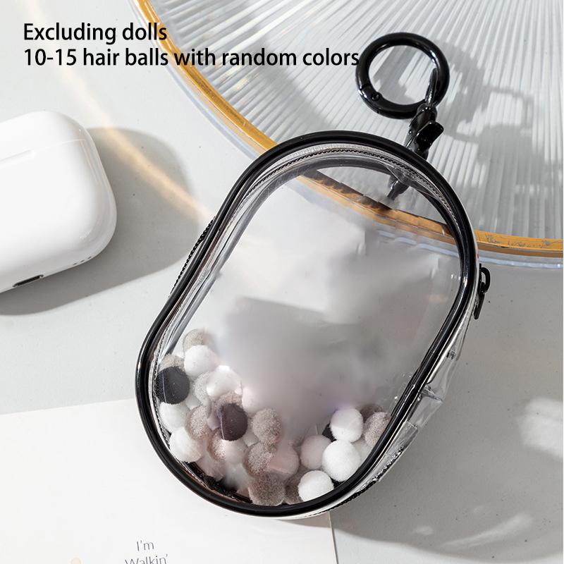 10Cm Plush Doll Out Bag Pvc Transparent Cotton Doll Transparent Display Pouch Clear Storage Case For Anime Cartoon Dolls