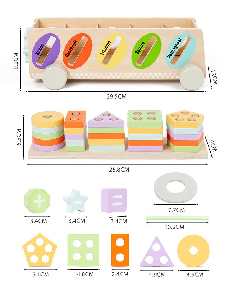 

Деревянная монетница, цвет и форма, соответствие, детские упражнения на координацию рук и глаз, строительные блоки, развивающие игрушки разноцветный