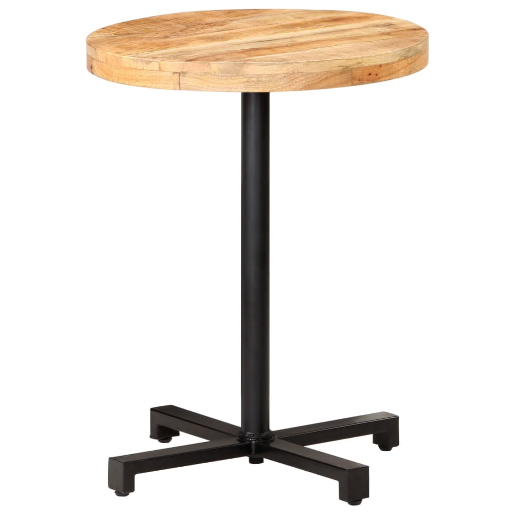 Bistro Table Round Ø60x75 Cm Rough Mango Wood