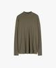 ESN Half Turtleneck Knit T-Shirt Mocha