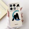 For Infinix GT 20 Pro X6871 Lucky Initial Letter Phone Case For Infinix GT20 Pro 5G Soft Silicone Shockproof Cases