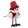 Christmas Plush Bird Decorations With Hat Scarf Bird Statues Bird Figurine Festival Home Decoration Festival Ambiences