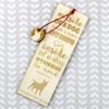 Miniature Bull Terrier - dog bookmark, personalized bookmark, gift for bookworm from Art-Dog brand