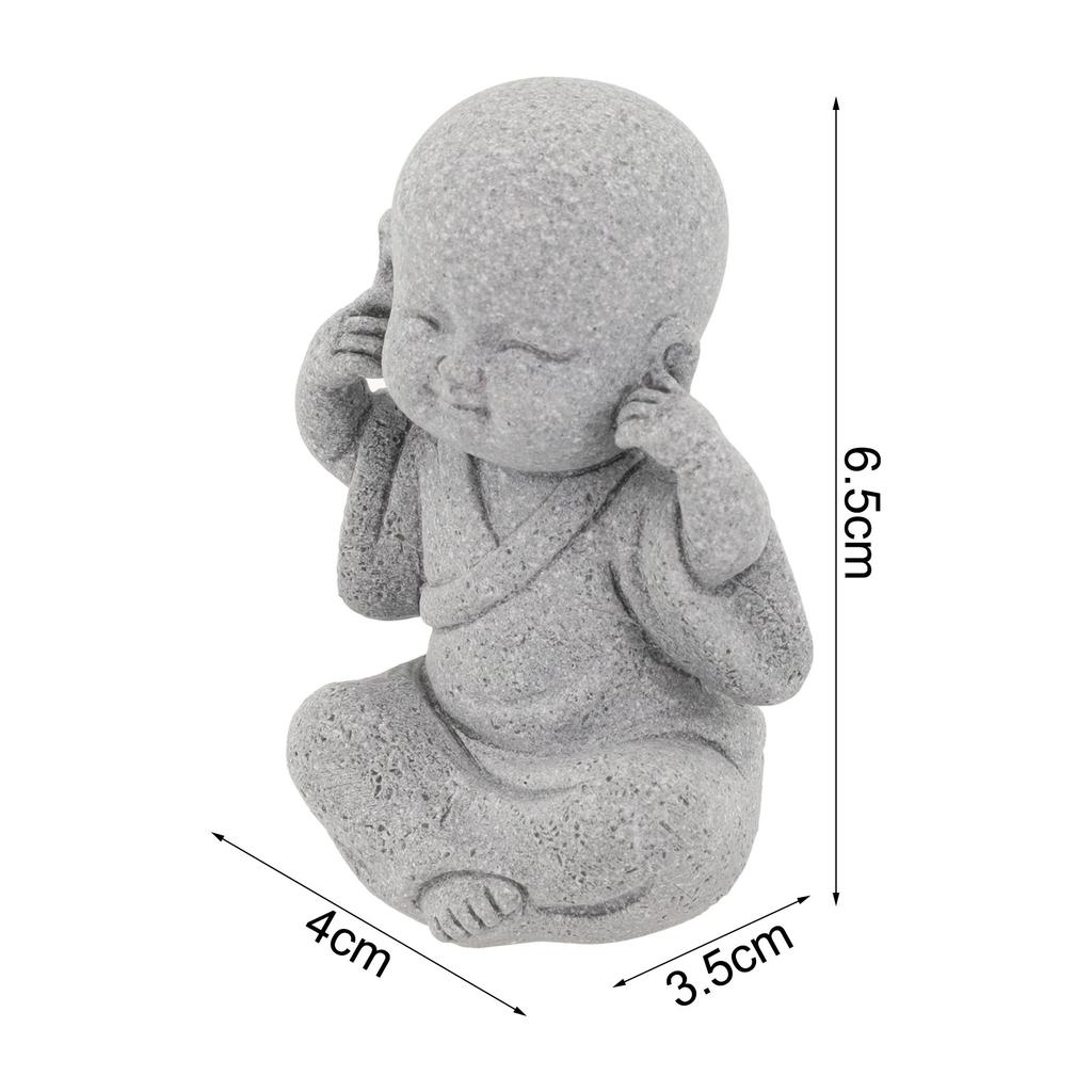 Baby Buddha Statue Niedliche Buddha Wohnzimmer Tischplatten Lichtbeständig Tolles Material Harzmaterial Atemberaubendes Design