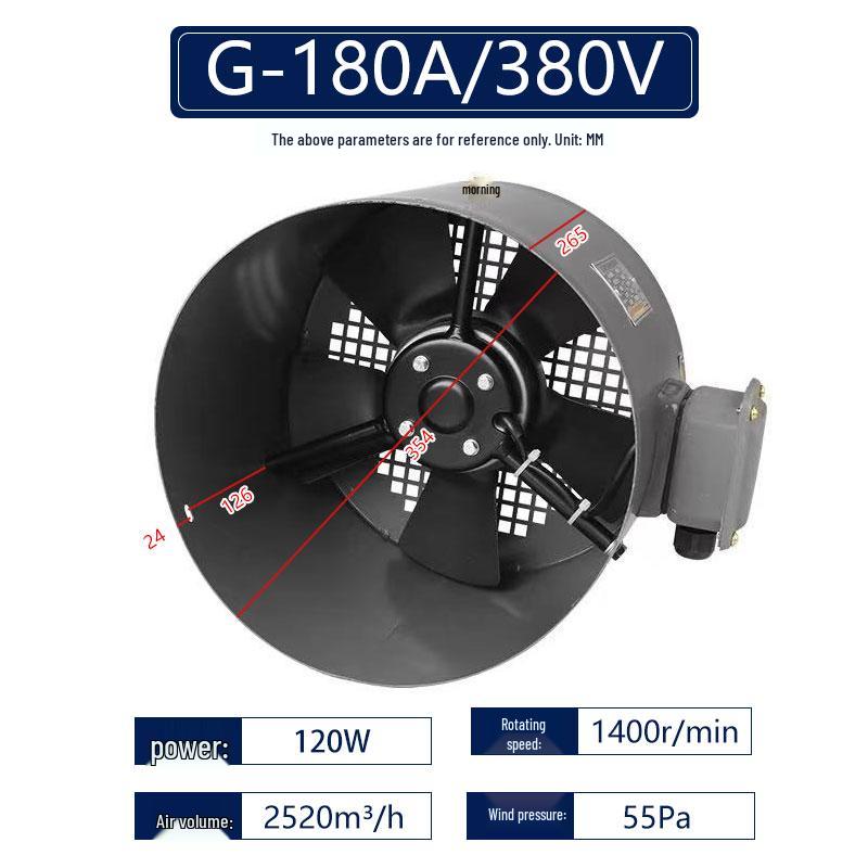 G-type 380V Variable Frequency Motor Cooling Fan with External Rotor