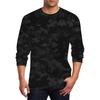 Herren T-Shirt O-Ausschnitt Kleidung Bekleidung Outdoor Langarm Print Mode Designer Vintage