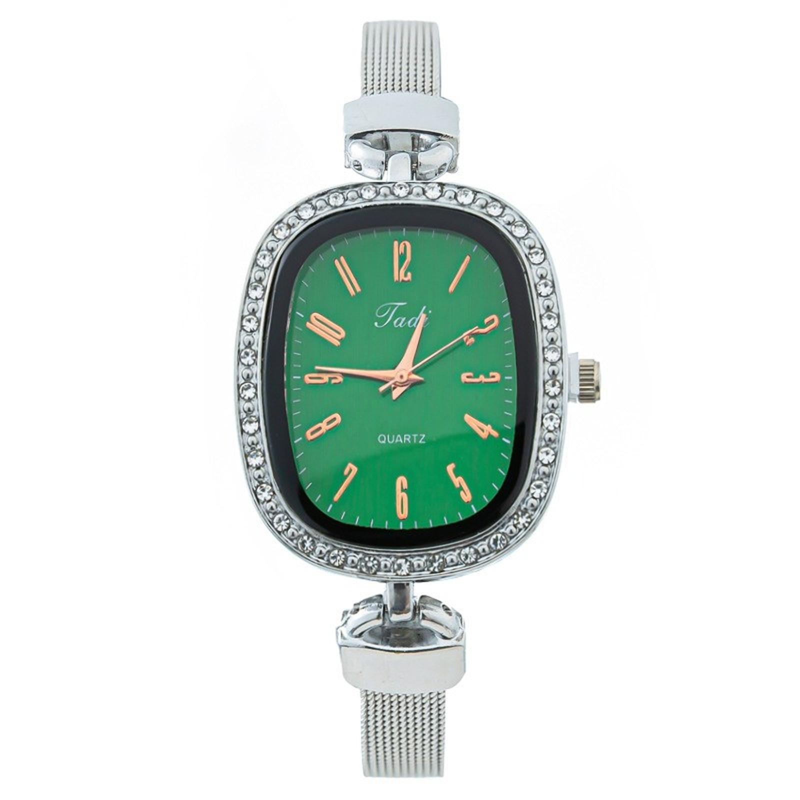 

Women Fashion Leather Watch One Size зелёный