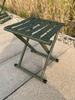 Large Portable Folding Thickened Metal Stool for Outdoor, Fishing, or Picnic Use.