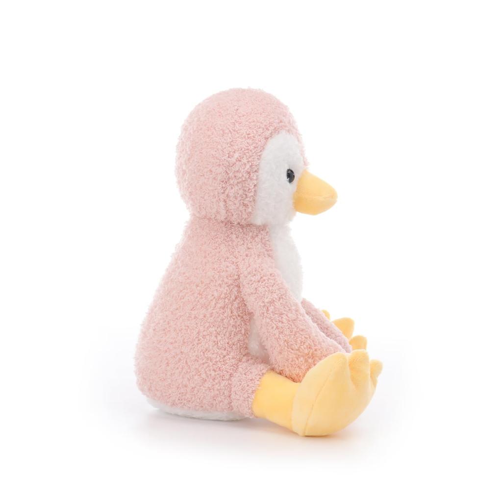 Apricot Lamb Pink Velvet Penguin Plush Toy for Kids, Soft and Cute, Fluffy Pink Velvet Penguin for Girls and Boys, 22cm