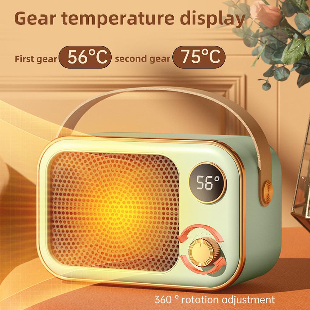 Portable Electric Heater Home Warmer Space Heater Portable With LED Display Screen PTC Ceramic Heating for Home