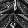Suitable for Carbon Fiber Inner Handle F10 F11 F18 5Series Armrest Pull Trim Cover 7 Pcs Set 51417225875 51417261933 51417225879