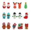 Festival Finger Puppets Toys Small Christmas Finger Hood Kids Toys Novelty Vinyl Festival Gifts