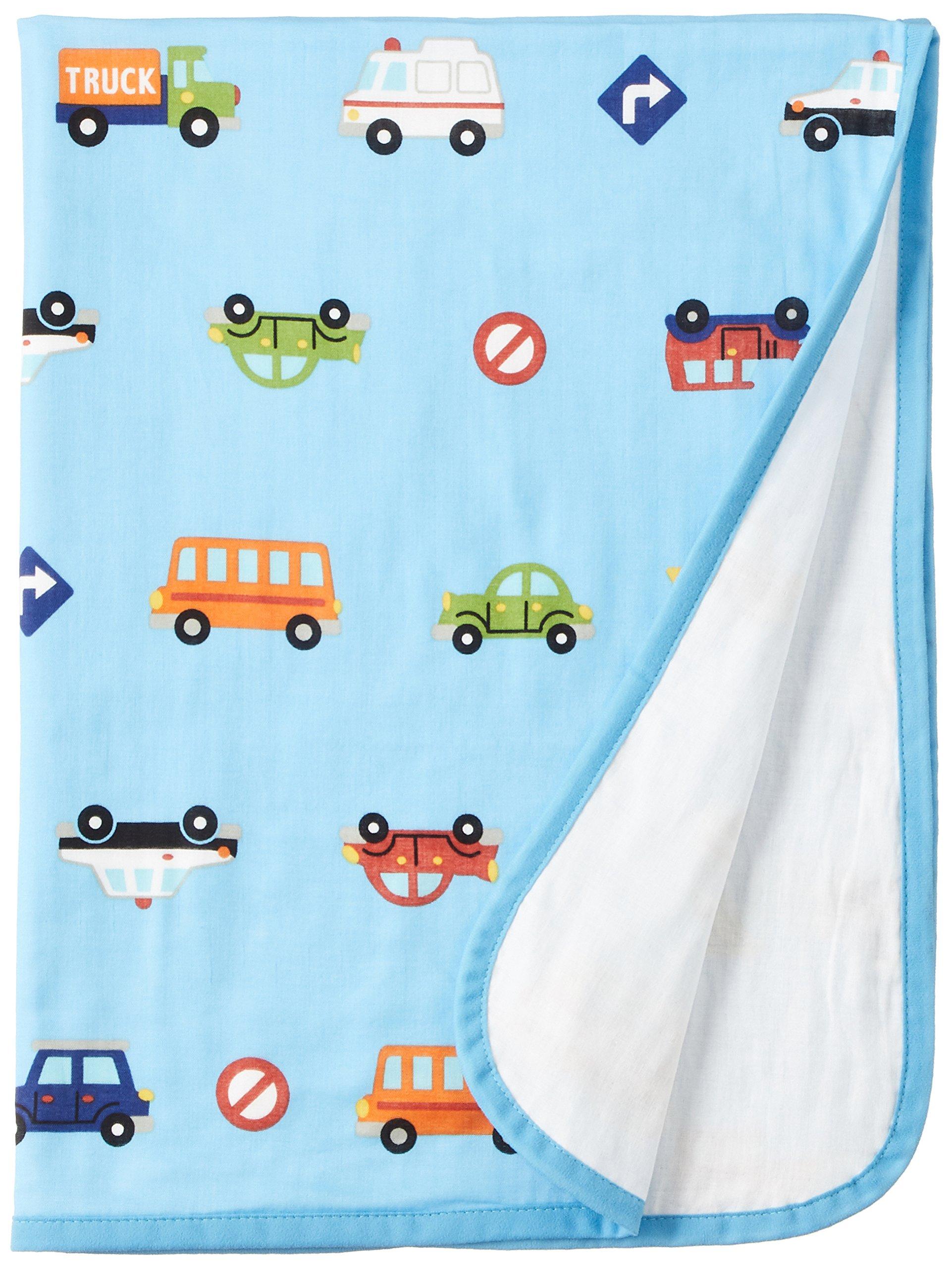 

Марля Fujiki Car Park впитывает пот, мягкая на ощупь и сохраняет тепло. 4-слойное одеяло, синее, быстро, кожа, синий