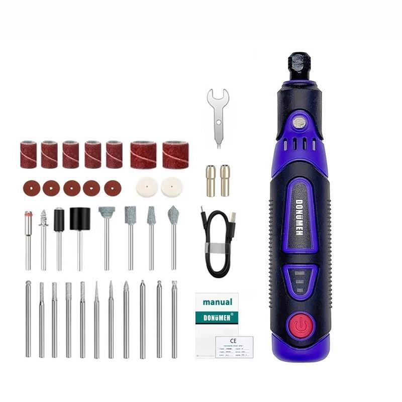 3.6V Electric Grinder Engraving Machine Handheld Polishing Tool Jade Carving Electric Mini Drill Set