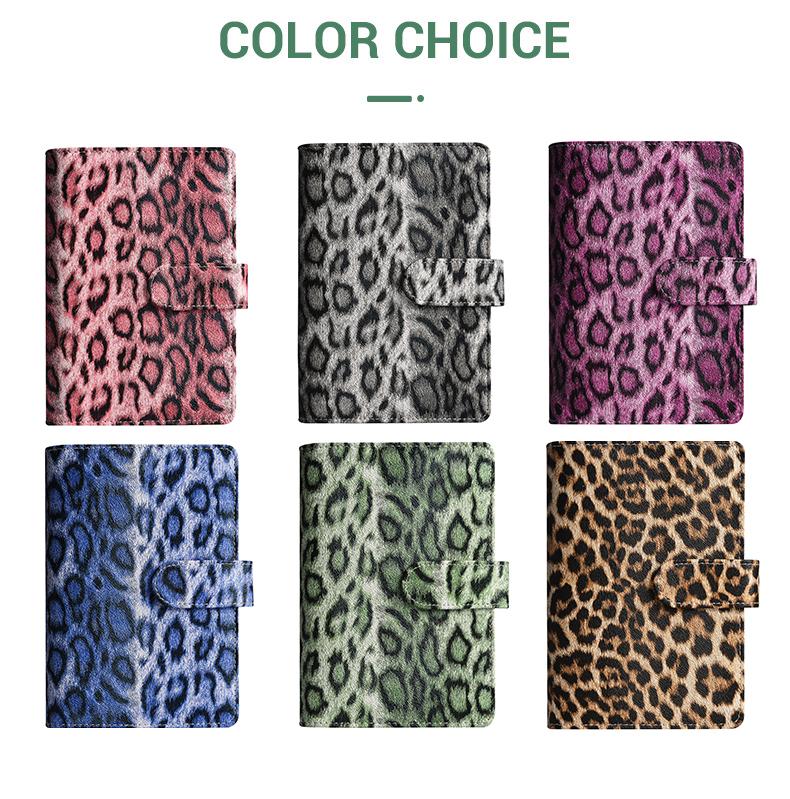A6 Leopard Print Money Budget Planner Binder With Zipper Envelopes Cash Envelopes For Budgeting Money Organizerleopard Print
