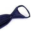 Tie Men'S Dress Business Navy Blue Fine Pattern Zipper Professional Wedding Groom Korean Version Zipper Hand Tie