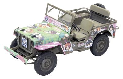 Fine Mold Girls Panzer US Army Tonnen 4x4 LKW Maßstab Kunststoff Modell 41103 & 1/4 1/20