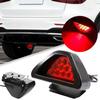 12V Triangle LED Car Brake Tail Light Style Reversing Stop Warning Anti-collision Car Auto L A6Q0