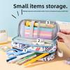 Mickey Mouse Cartoon Design Storage Bag With High Capacity And Multiple Layers For Students And Office