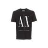 T-shirt Homme à Manches Courtes et Col Rond Imprimé Lettres Logo Hauts Noir 8NZTPA-ZJH4Z-1200